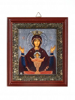 Икона Богородица Неупиваемая Чаша 4*15*17 0184