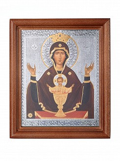 Икона Богородица Неупиваемая Чаша 1*13*15 0186