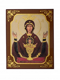 Икона Богородица Неупиваемая Чаша 1*9*12 0198