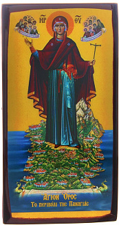 Икона Игумения Святой Горы 1*7*14 0092