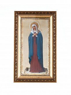 Икона Богородица Умиление 3*16*29 0068